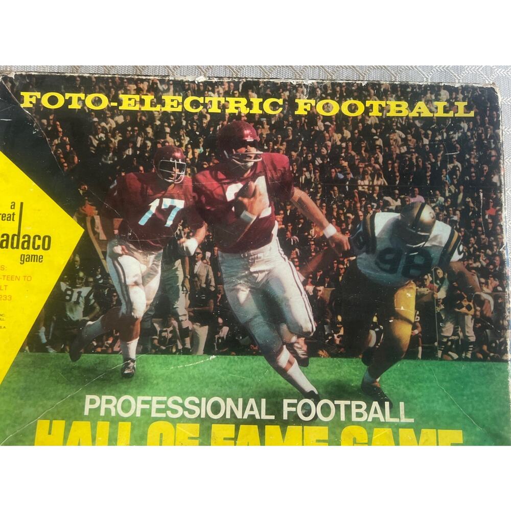 Cadaco FotoElectric Football Professional Football Hall of Fame Game 1970 No 233